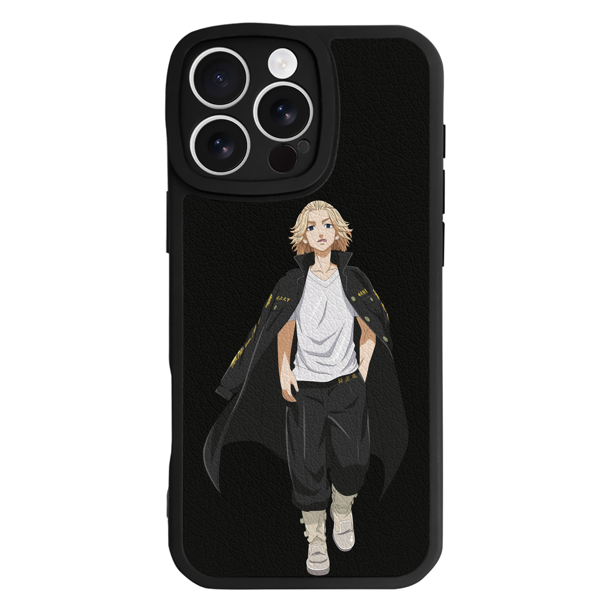 （画像用） 東京リベンジャーズ Tokyo Revengers 【iPhone 16シリーズ対応】シリコンスマホケース（レザー調） 材質：シリコン